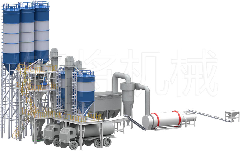 年產10萬噸全自動干混砂漿設備